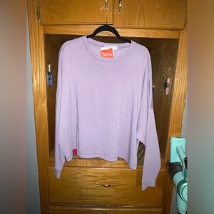 Hanes Muted Iris Crewneck Sweatshirt